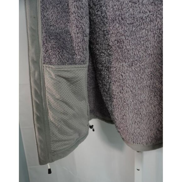 The North Face Windwall 2 Jacket Metallic Grey Hooded Fleece Lined Zip Up - Picture 4 of 9